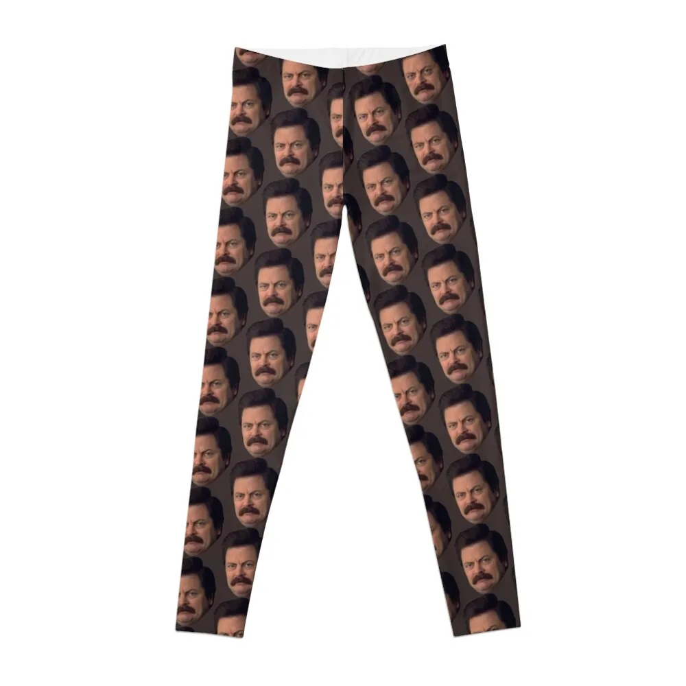 

Ron Swanson Leggings legging pants raises butt for fitness Women's sportswear legging gym Womens Leggings