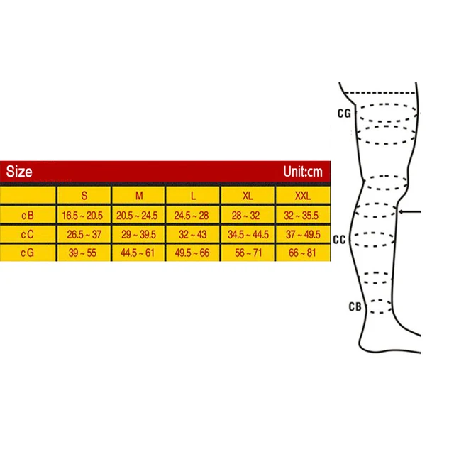 Compression Socks S-XXL Medical Prevent Varicose Veins Toeless Support Hose for Women Men 1 Pairs 6