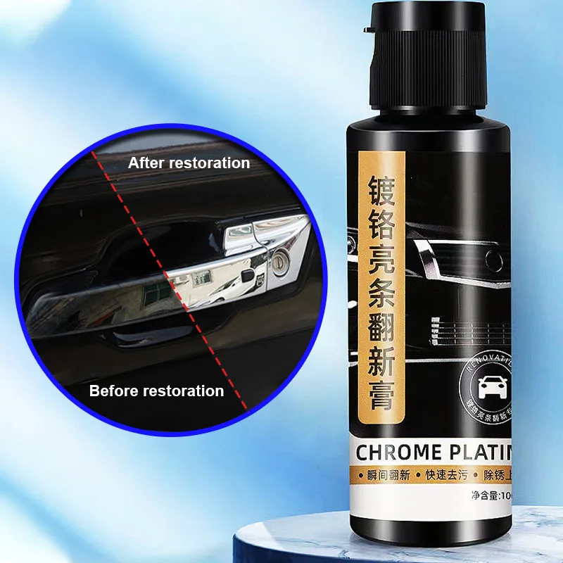 Chrome Cleaner Spray 100ml Derusting Spray Chrome Refurbishment, Chrome Cleaner