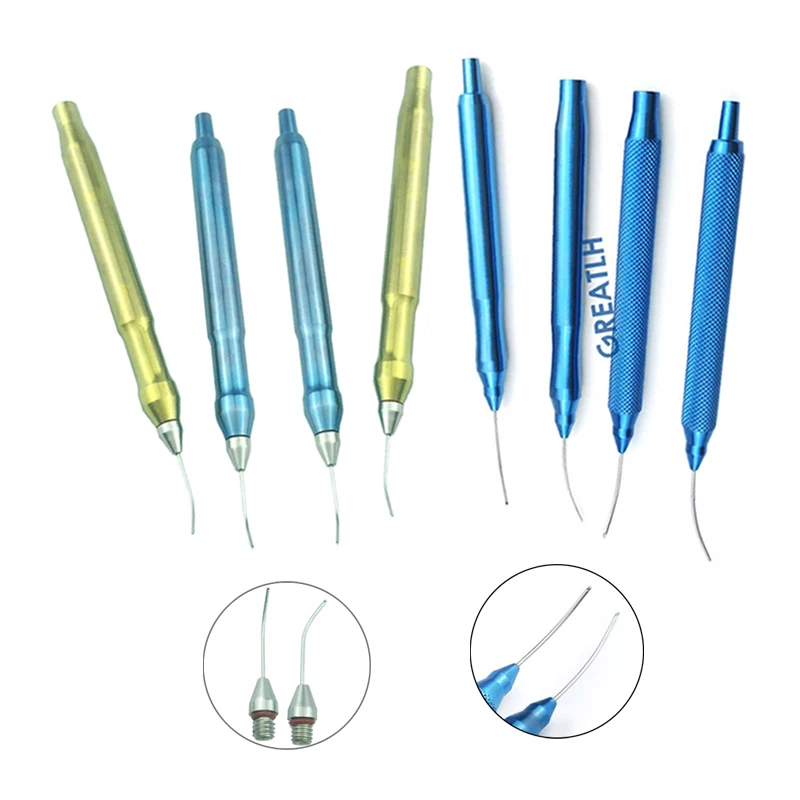 

1pcs Eye Handle Irrigation/Aaspiration Handpiece Ophthalmic Handle Titanium Alloy Ophthalmic Eye Surgical Instrument