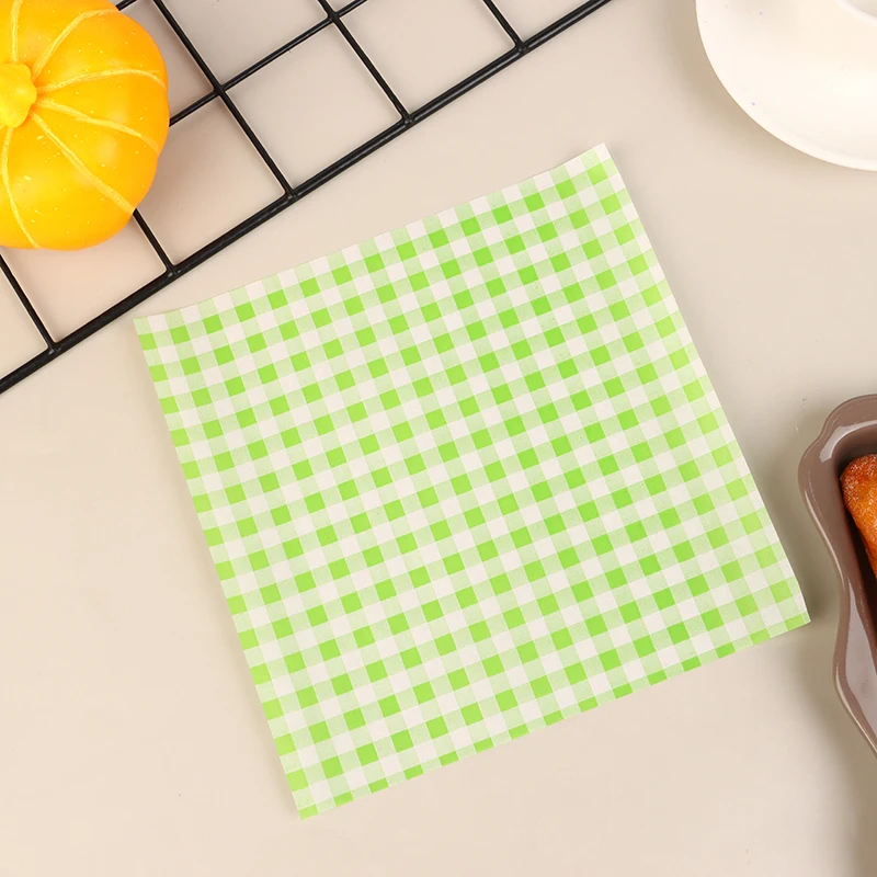 50 Sheets Greaseproof Wax Paper – Multi-Color Oil-Proof Food Wrapping Sheets for Sandwi... - SKU GWP02020 - UGI Packaging