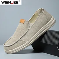 New Arrival Spring Summer Comfortable Casual Shoes Lightweigh Mens Canvas Shoes For Men Slip-On Brand Fashion Flat Loafers Shoes
