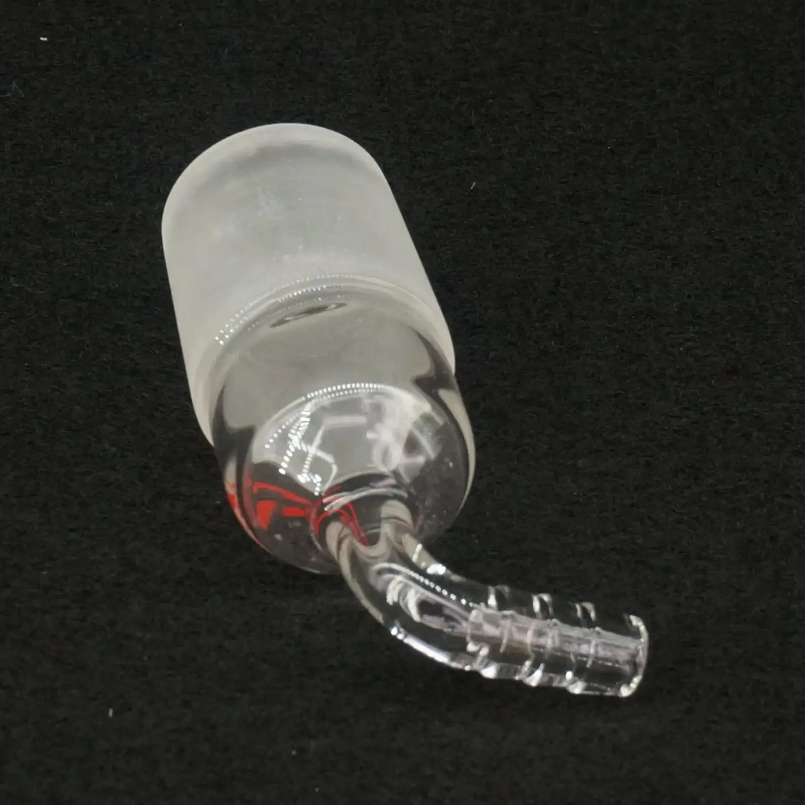 29/32 Joint 90 Degree Bend Hose Inlet Connection Adapter Laboratory Glassware