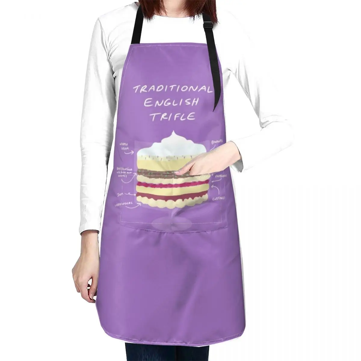 

Traditional English Trifle Apron Aprons For Women Kitchen Kitchen Supplies