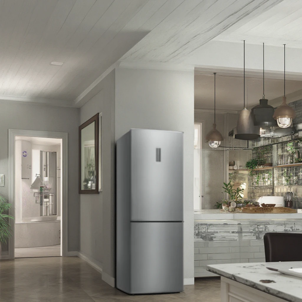 300L Home Refrigerator No Frost A+ A++ Bottom Freezer Double Door Fridge
