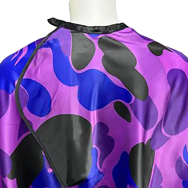 새로운 이발사 미용사 위장무늬 앞치마 정전기 방지 이발 케이프 전문 이발소 방수 앞치마 숄 살롱 도구