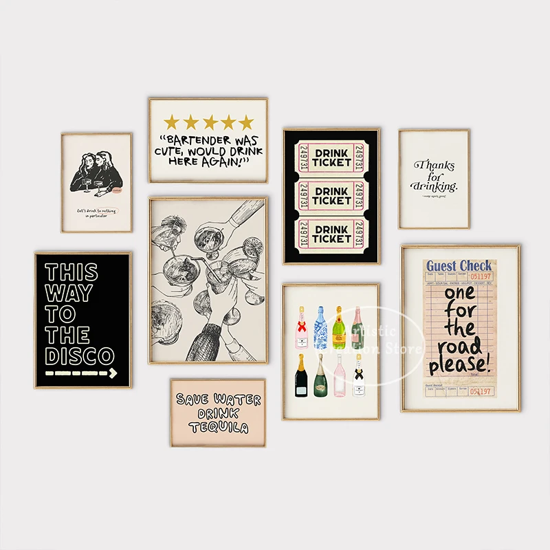 Coffee Bar Gallery Stampe Murali Coffee Wall Art Canvas Painting Immagini A Parete Nordic Coffee Bar Cucina Room Home Decor Gifts