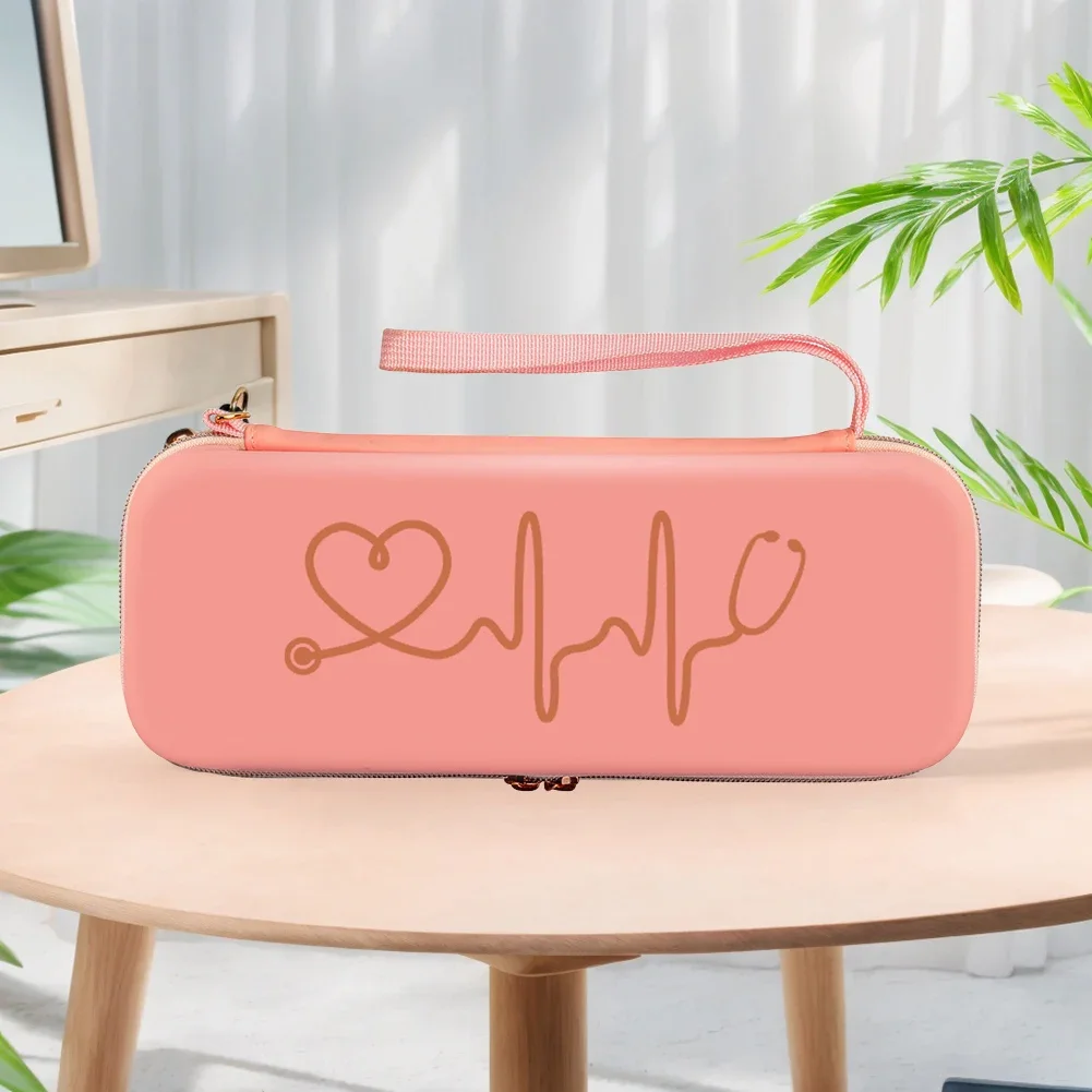 For 3M Littmann Cardiology III Stethoscope Storage Box Portable Travel Carrying Case Mesh Bag Hard EVA Medical Organizer