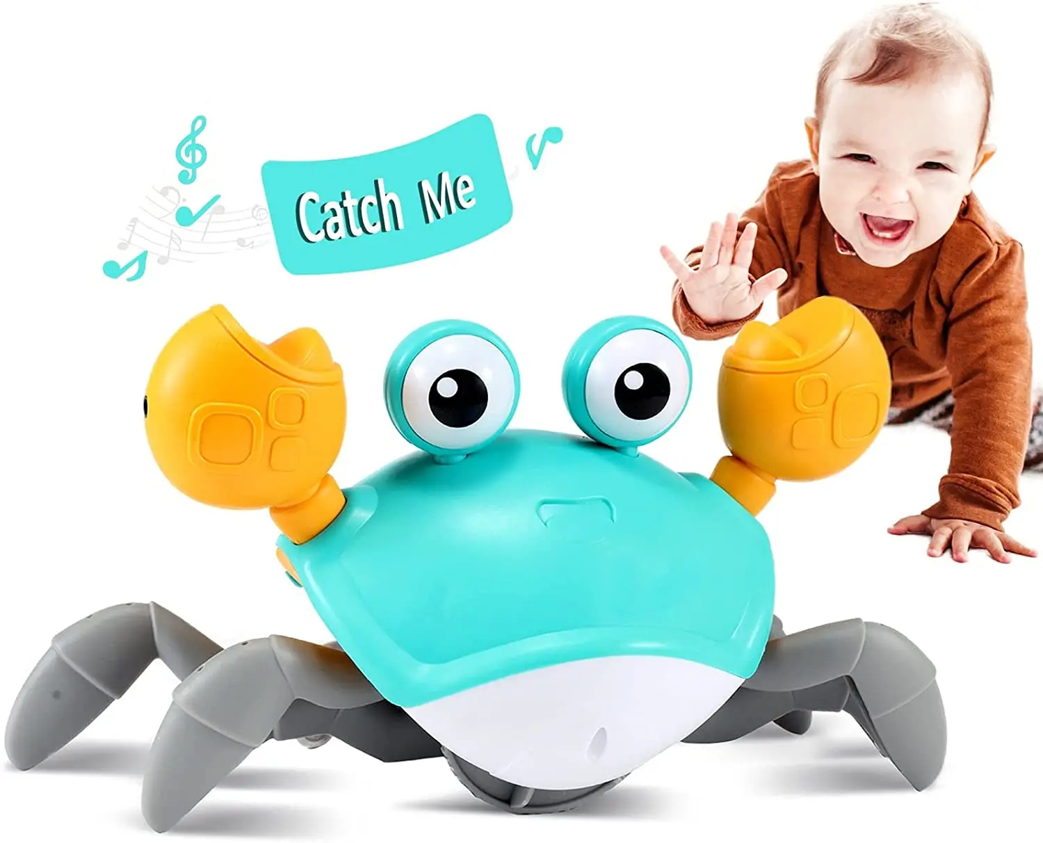 Tanio Dziecko Crawling Crab Musical Dancing przeprowadzka zabawka