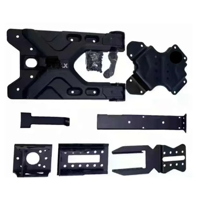 

car accessories parts Reinforced tailgate hinge+reinforced spare tire rack for Jeep Wrangler JK