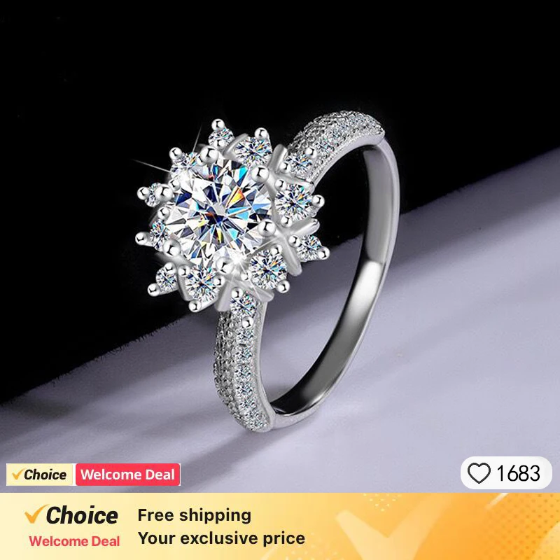 

Bague Halo Moissanite en argent regardé 925 pour femme, coupe nar, fête de mariage, bijoux de travailleurs