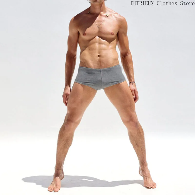 Men's New Sexy Short Shorts Mini Shorts Soft and Comfortable Elastic Slim Men's Casual Shorts Home Sports Fitness Pants Cotton 3