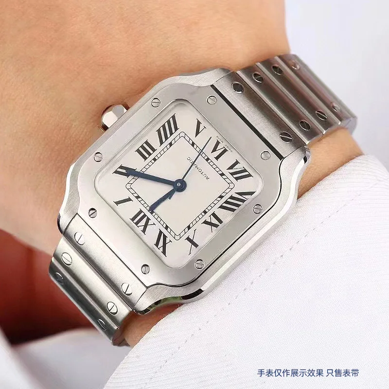 Gelang jam tangan baja tahan karat padat untuk Cartier Epson seri