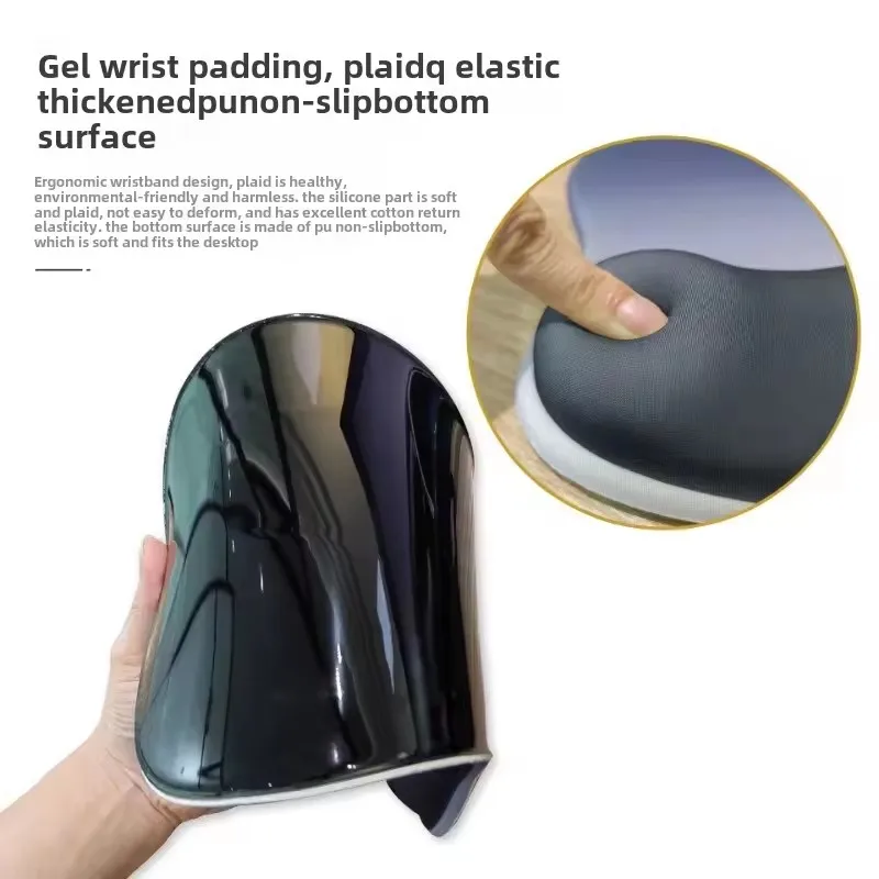 Mouse Pad with Wrist Support Comfortable Wrist Support Non Slip Mice Mat Ergonomics Soft Mousepad Wrist Rest Computer Mouse Pad