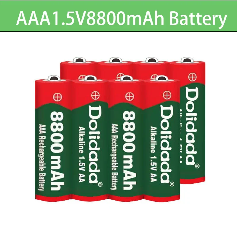 

2-20PCS Brand 1.5VAAA rechargeable battery 8800mah AAA 1.5V New Alkaline Rechargeable batery for led light toy mp3 Free shipping