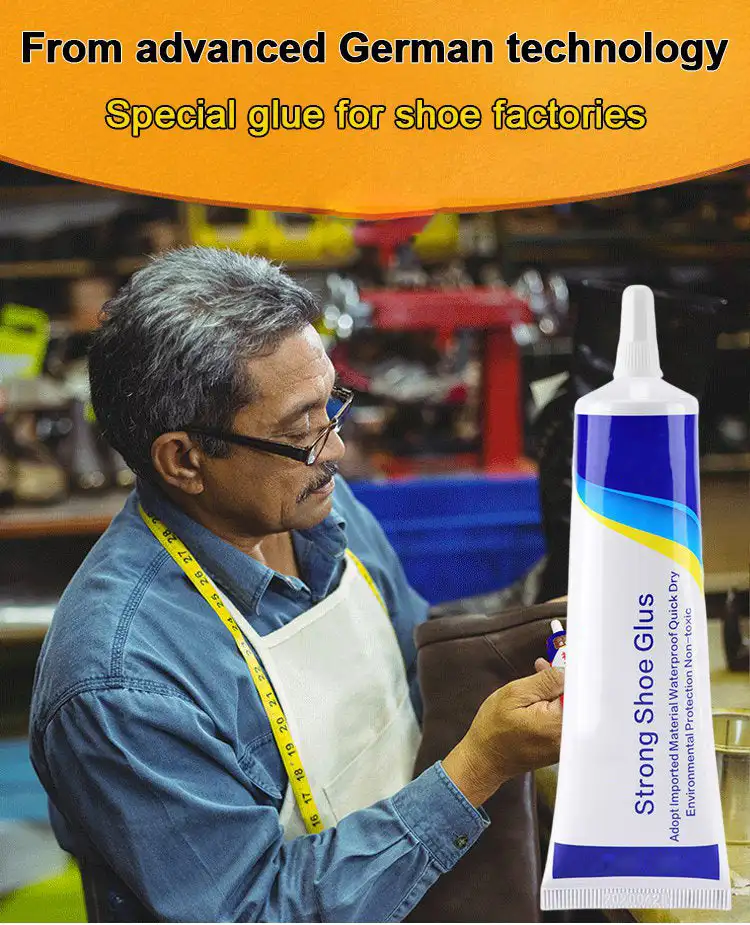 Shoe Glue 60ml Shoe Glue Shoemaker Repair Waterproof Wear-Resistant For Sneakers