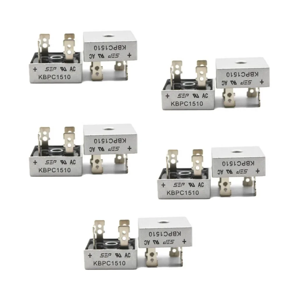 2/5pcs Rectifier 100V KBPC1510 KBPC2510 KBPC3510 KBPC5010 15A 25A 35A 50A Rectifier Kit