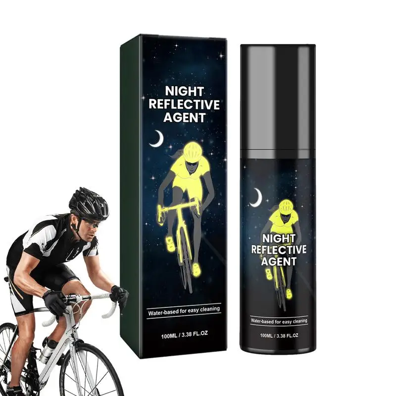 Night Spray Paint 100ml Glowing-in-the-dark Spray Paint For Clothes Safety Reflective Glow Spray Paint For Clothes Bicycles