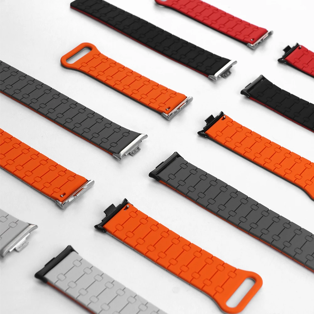 Sport Magnetic Silicone Strap - Soft Wristband Bracelet Accessory