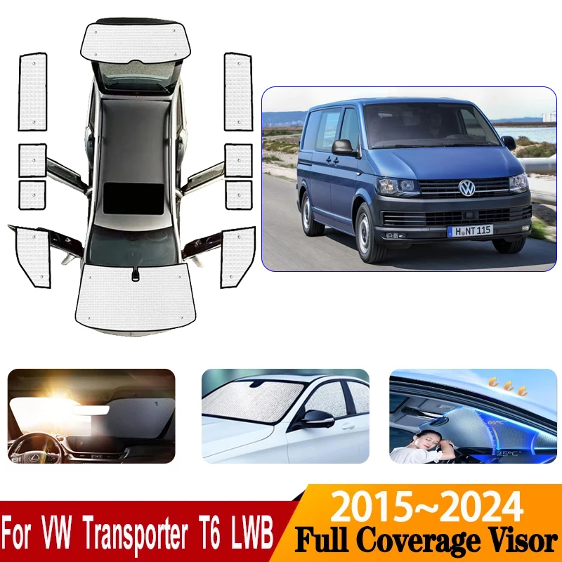 For Volkswagen VW Transporter T6 LWB Caravelle Multivan Doubleback