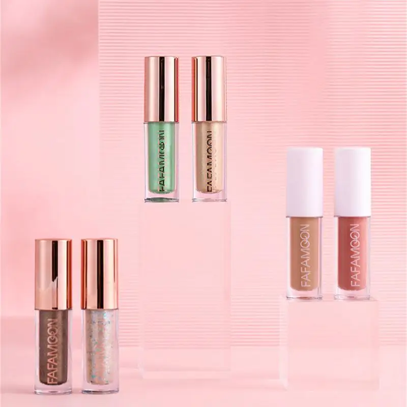 Liquid Eyeliner One Object For Multiple Purposes 13g Cosmetic Liquid Eyeshadow Diamond Eyeshadow Exquisite Brush Head 24 Colors