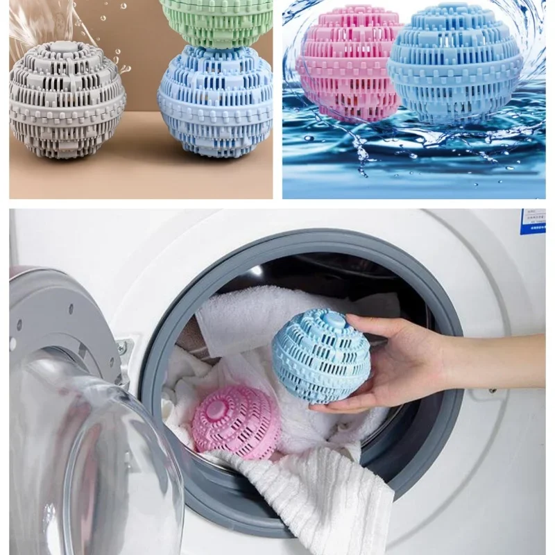 Laundry Balls For Washing Machine Reusable Laundry Balls Portable Dryer No Damage Enhances Cleaning For Washing Machines