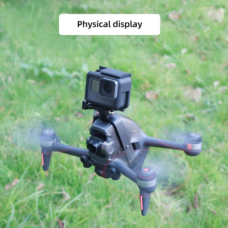 Drone Body Expansion Mount For DJI Top Fixing Adapter Holder For GoPro Hero insta360 SJCAM AKASO Osmo Action Camera