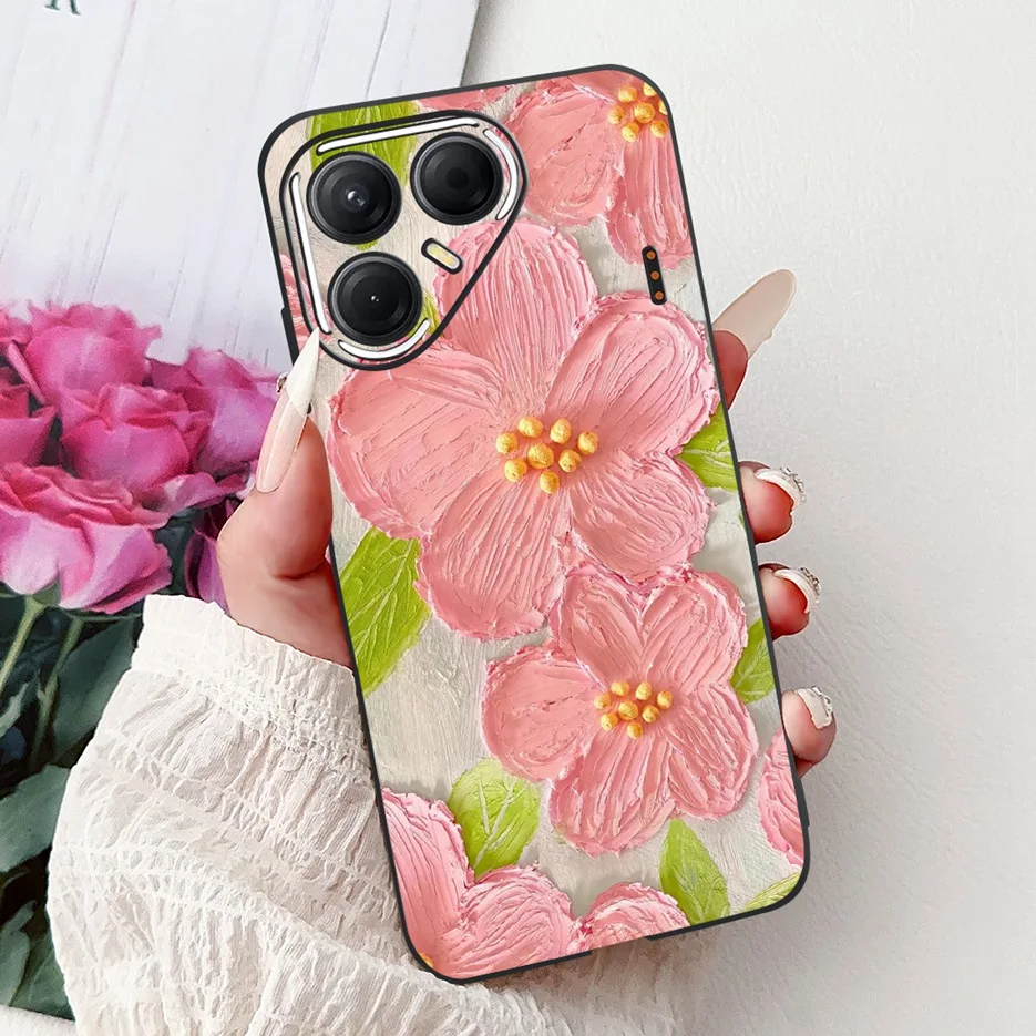 Stylish Painted Soft Silicone Phone Case Cover