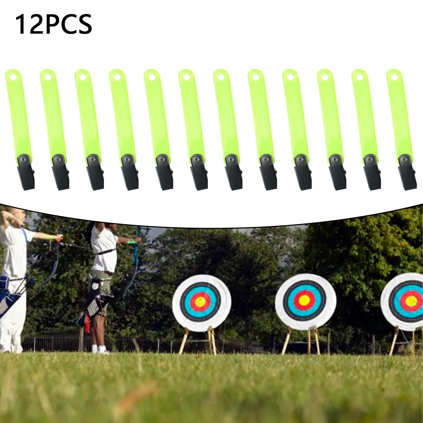 

Road Sign Clip Hunting Trail PVC Fluorescent Hunting Metal Clip Trail Marker Hunting Road Sign Clip Road Sign Clip