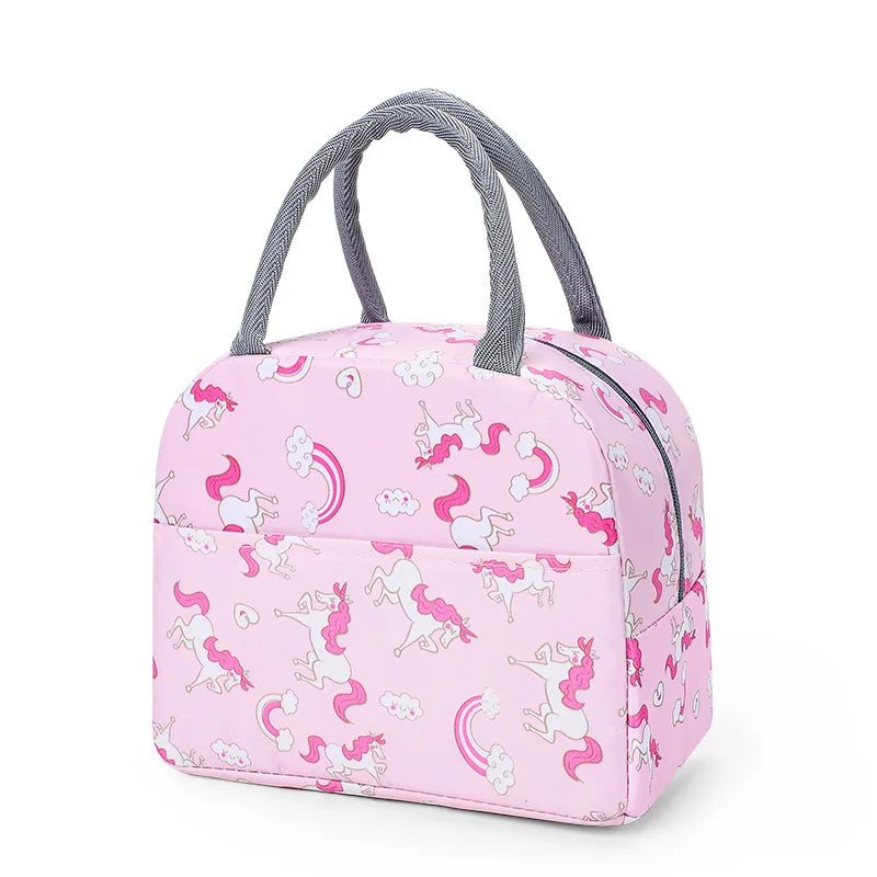 Portable Insulated Lunch Bag Office Reusable Lunch Bags For Women Men Waterproof Cooler Lunchbox Durable Thermal Insulation Bag