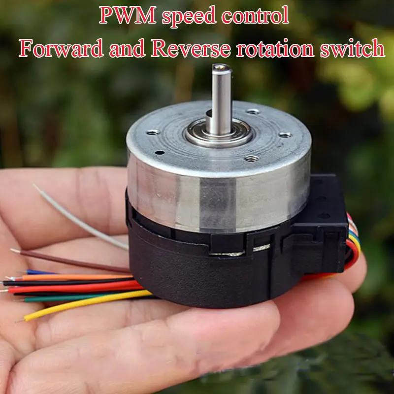 Brand New Japan Nidec 24H Brushless Servo Motor DC 12V Built-in Drive PWM Speed Regulation 100 Line Encoder image 6