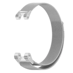 Stainless Steel Milanese Magnetic Wristband Replacement Bracelet (Silver)