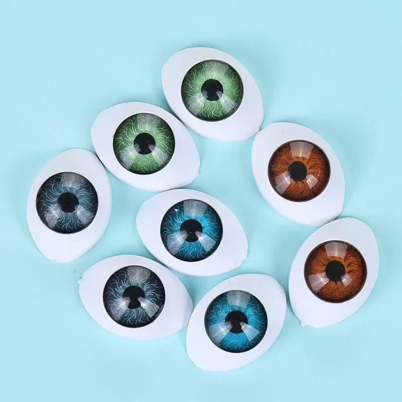 

Simulation Acrylic Eyeballs Rebirth Baby Doll Ye Luoli Eyes DIY Halloween Mobile Phone Case Material 16x23MM