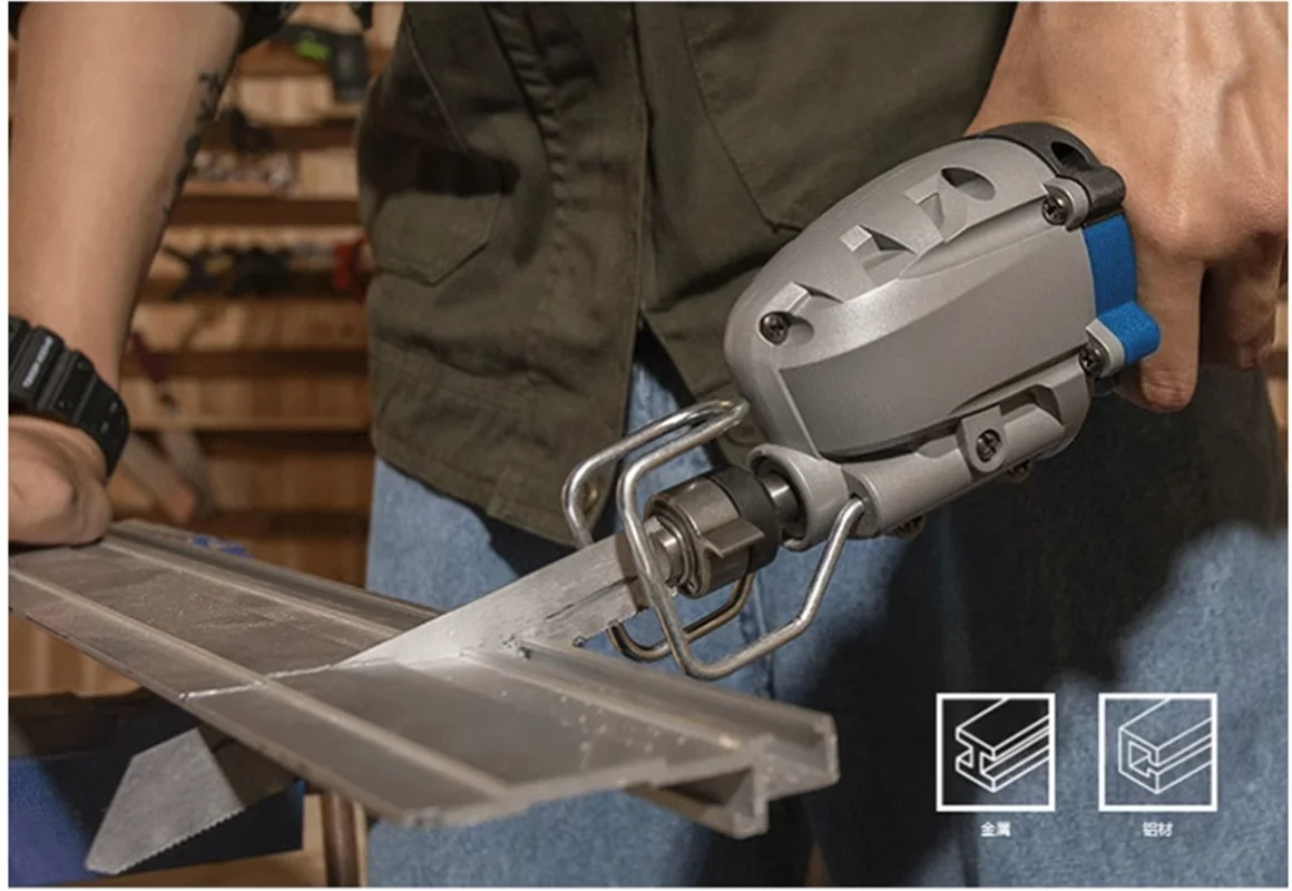 Mini Reciprocating Saw Saber Saw One-Handed Woodworking Logging Handheld Chainsaw Metal Cutting