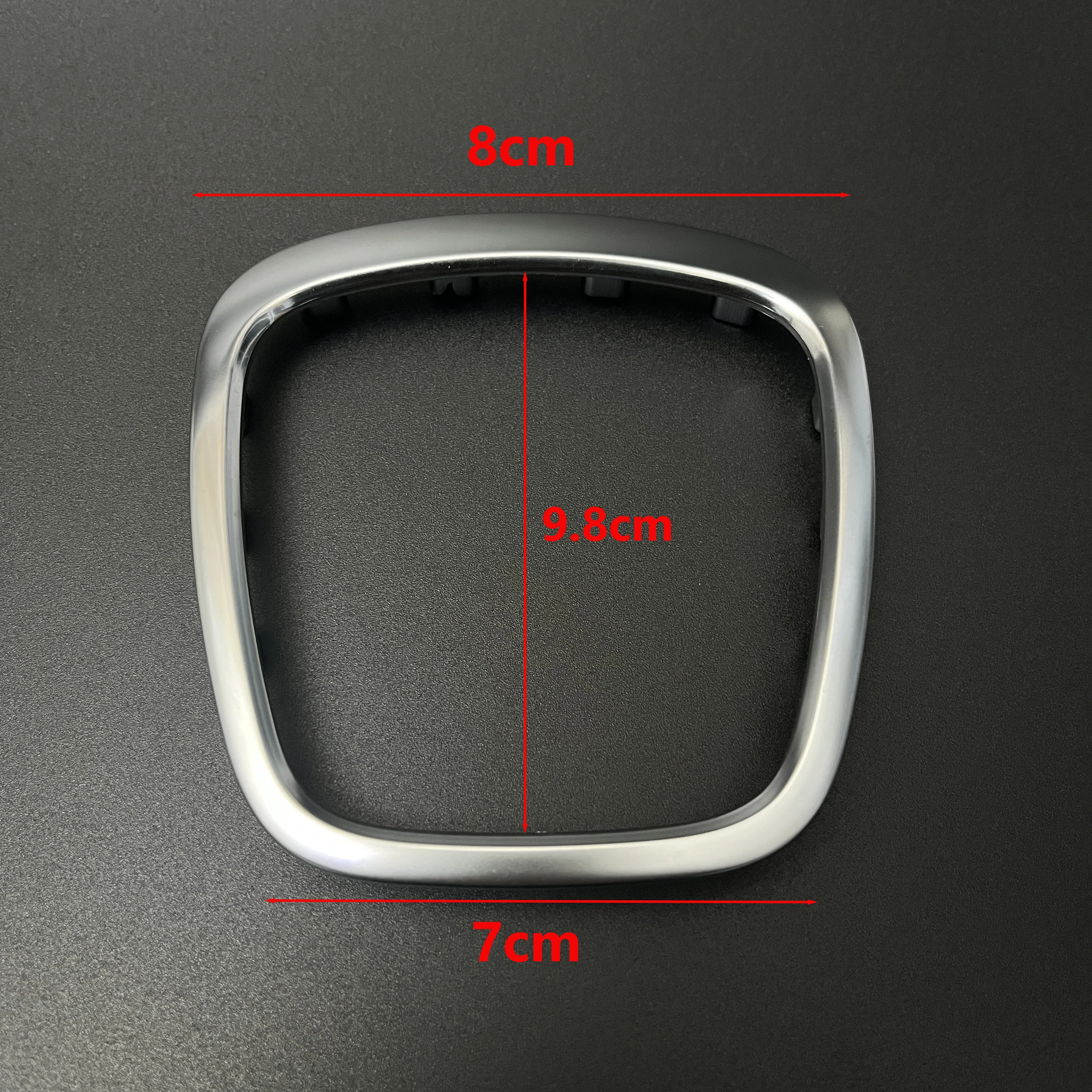 Steering Wheel Cover Chrome Car Trim Cover Replacement For Audi A3 8P S3 A4 B6 B7 B8 A5 A6 C6 Q5 2008-2013