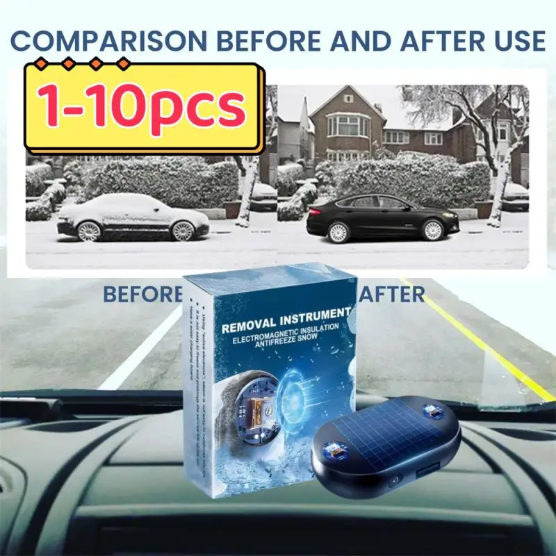 Snow Removal Car Antifreeze Ornament Electromagnetic Molecular Windshield Snow Removal For Truck Convertible Auto Travel Tools