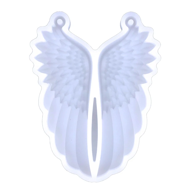 

Mirror Angel Wing Ornament Mold Silicone Pendant Mold Earring Jewelry Epoxy Resin Casting Jewelry Making Diy Crafts K3ND