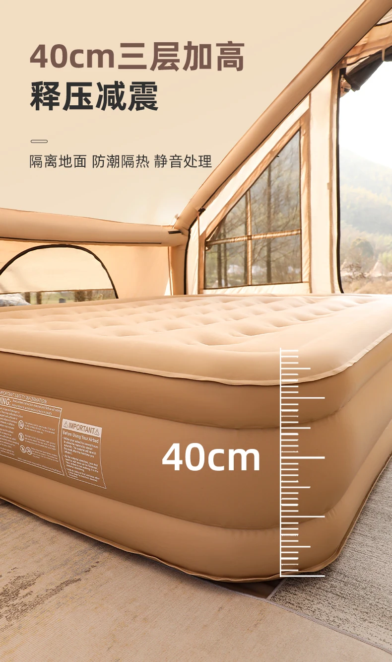 Description Picture 5 of itemFloor Latex Mattress Inflatable Folding Mat Topper Bases Latex Mattress Sleeping Memory Colchon Enrollable Bedroom Furniture