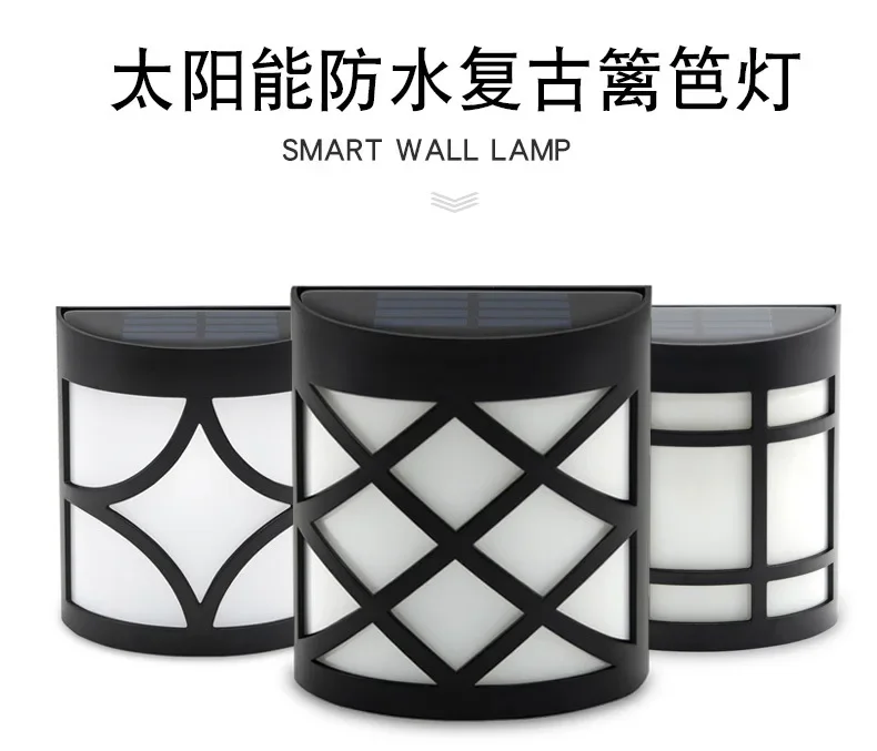 Description Picture 2 of item6 LED Solar Fence Lights Outdoor Solar Deck Lights 7 Colors Changing Waterproof Wall Lamp for Fence Patio Yard Step Garden Decor
