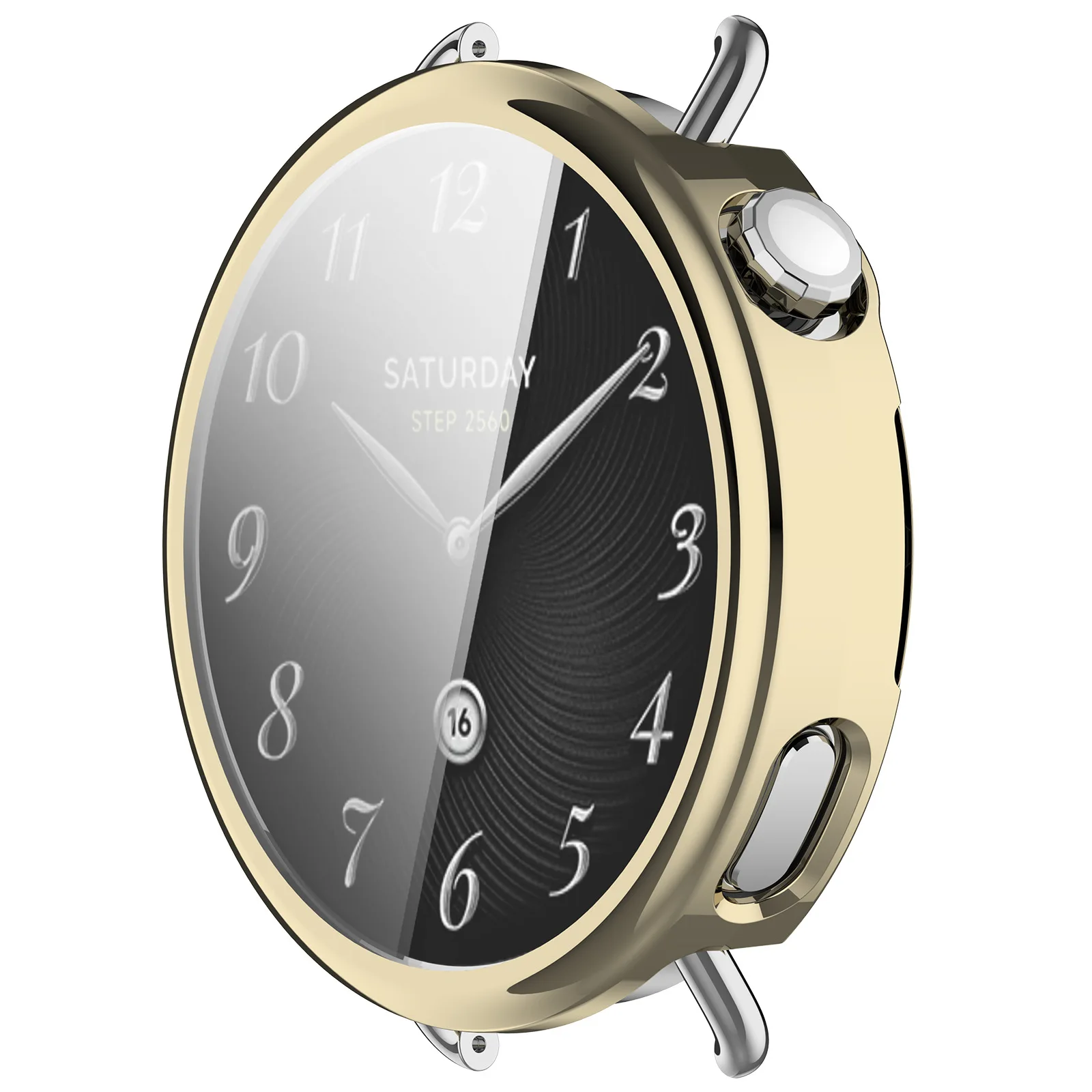 Electroplated All-Inclusive Soft TPU Protective Watch Case Cover