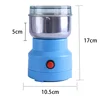 Portable Electric Coffee Grinder Stainless Steel Coffee Bean Grind Machine High Power Kitchen Portable Salt Pepper Spice Grinder 6