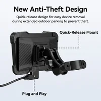 VENBES 5" Motorcycle Carplay Display Wireless Android Auto Carplay GPS Navigation USB Type-C Fast Charging - Image 5