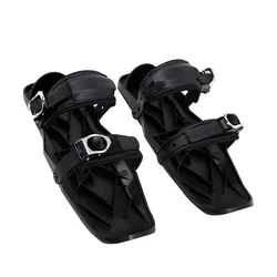 New Winter Ski Wilderness Snowshoes Black Thick Universal Ski Boots Snowslide Non-skis