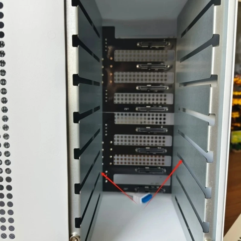 Sagittarius 8-bay NAS Case, Supports MATX Motherboards | ATX Power