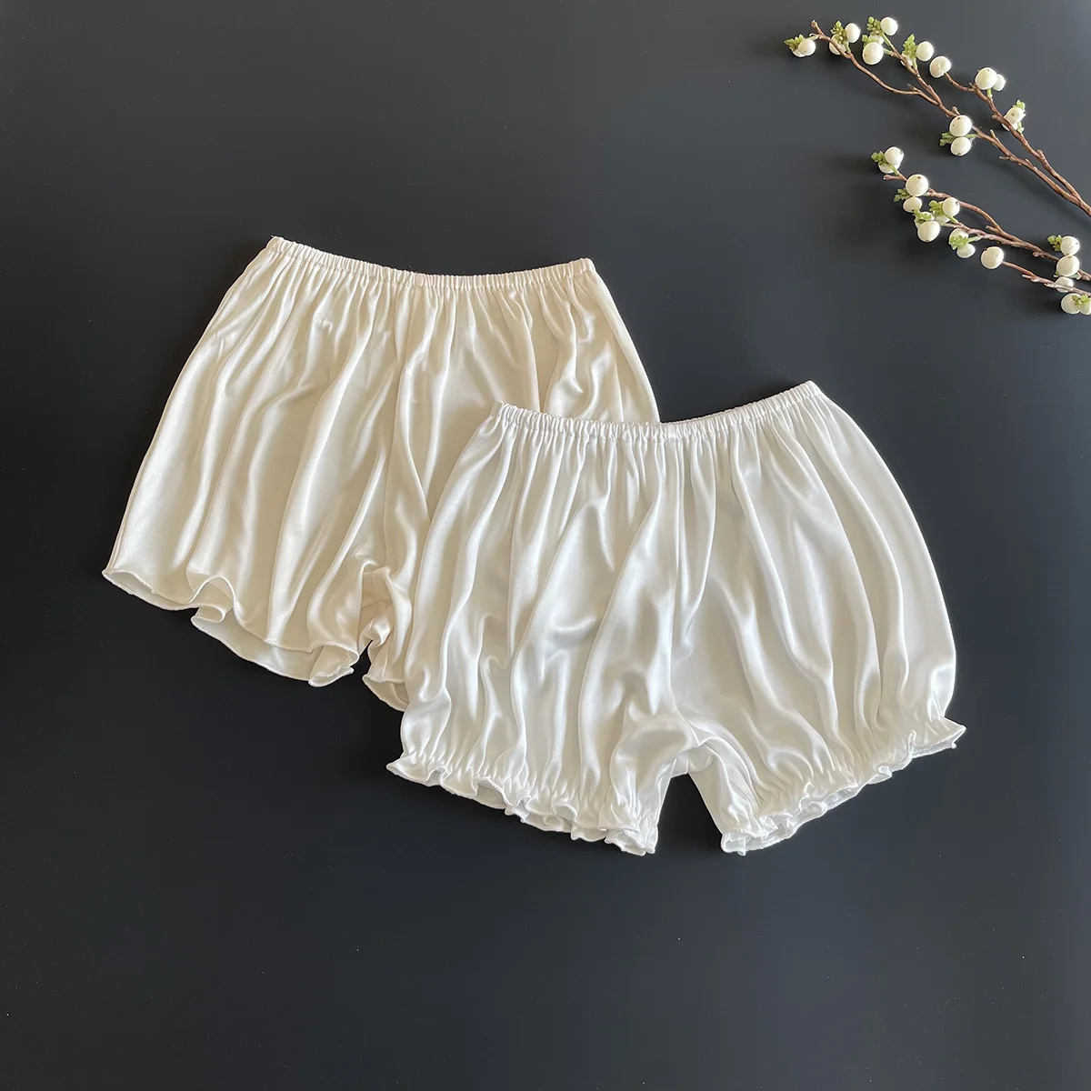 Pant Liner Slip Women's Inner Shorts Outwear without Curling Pumpkin Safety Pants Thin Flower Bud Wide Leg Elastic Waist New