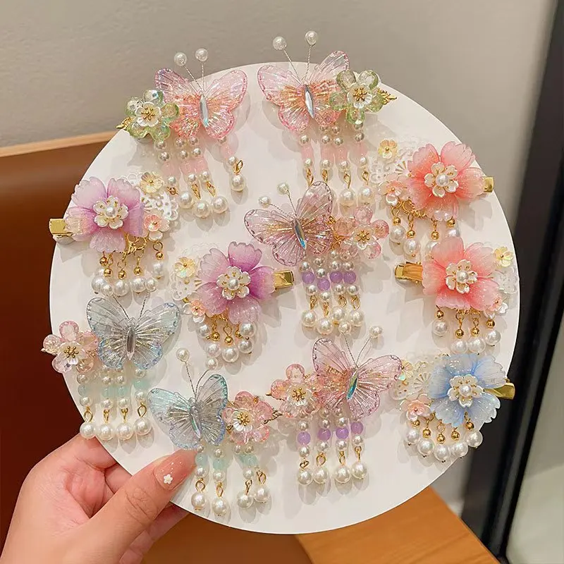 مشابك شعر من الراتنج للنساء ، إكسسوارات شعر فاخرة ، دبوس شعر أنيق ، حلو ولطيف ، أنشطة يومية للفتيات ، ملابس ، 2 * *