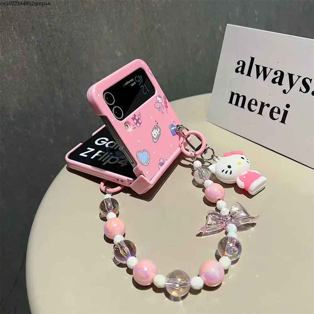 小物 kitty フラップ付き携帯電話ケース,フラップ付き携帯電話ケース,フラップ付き