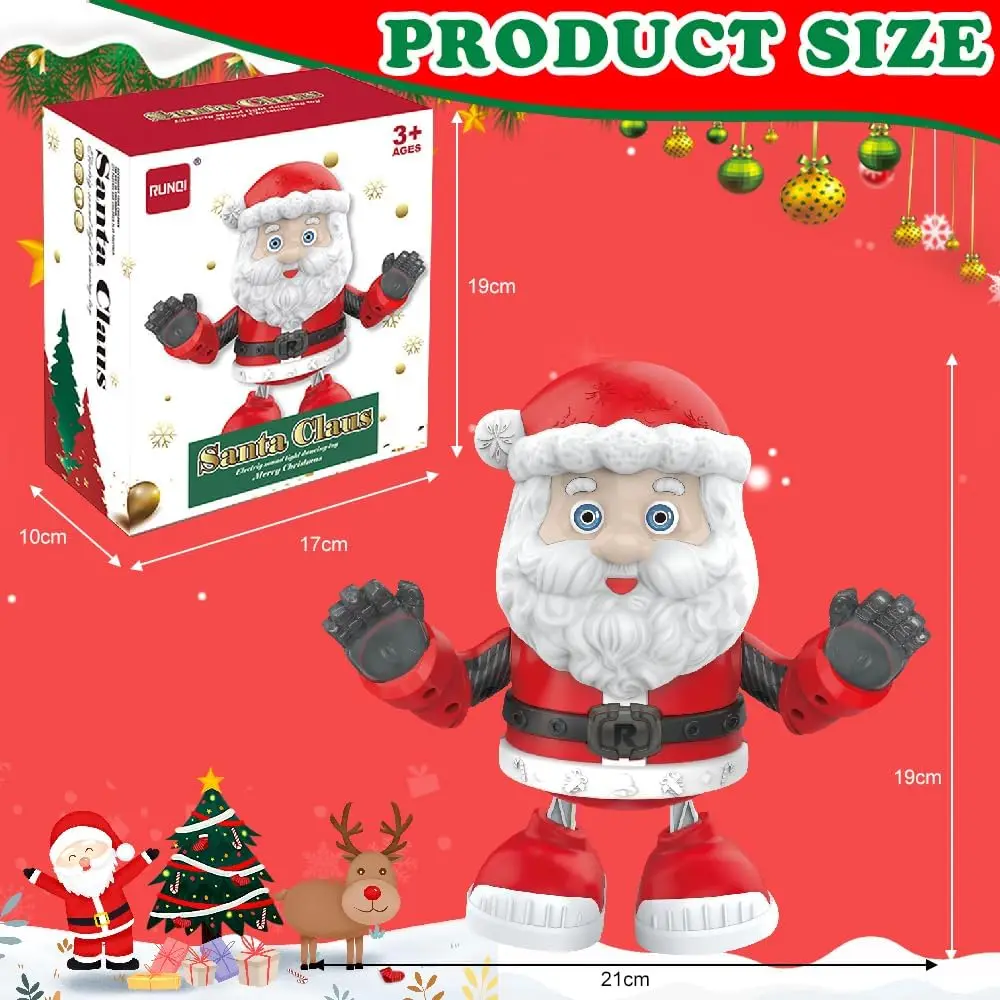 Electric Christmas Robot Toy Santa Claus Robot Toy Party Christmas Decoration Gift For Kids 5