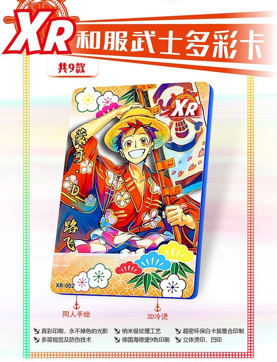 One Piece Collection Cards Japanese Anime Characters Card Luffy Sanji Nami Playing Game Cards Children Special Birthday Presents 2