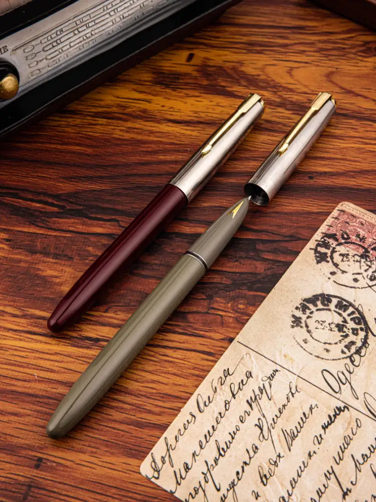 Fountain Pen Hero 616 Classic Retro Dark Tip 0.5mm Iridium Gold Nib Business Office Gift Student School Stationery Supplies